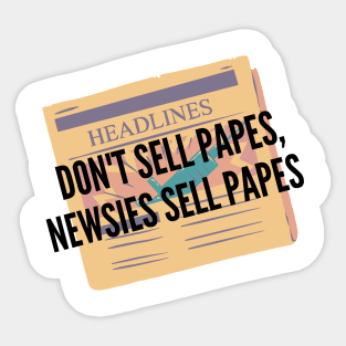 HEADLINES Sticker